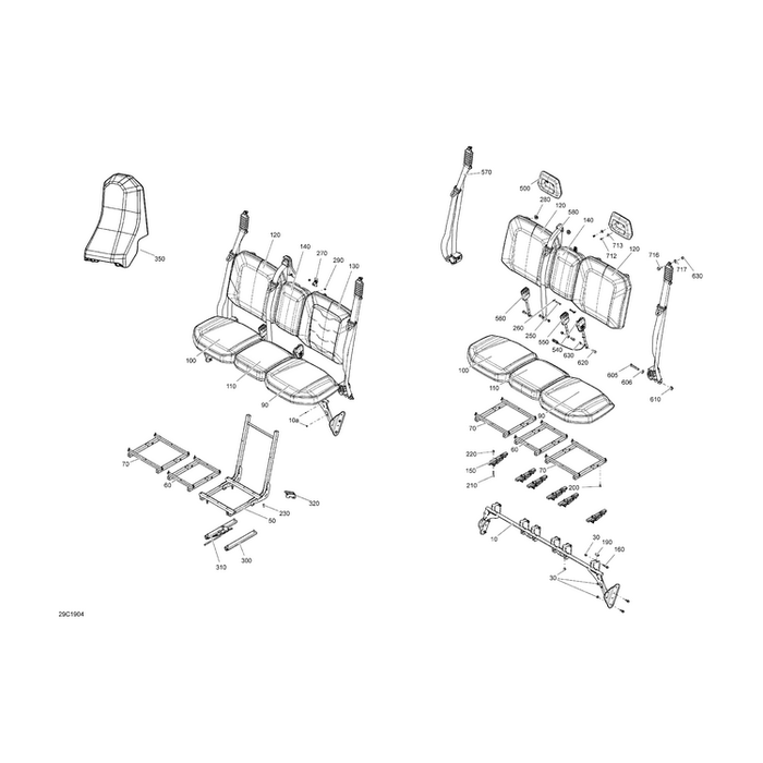 Backrest Assy by Can-Am