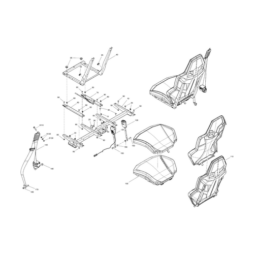 Backrest Assy by Can-Am