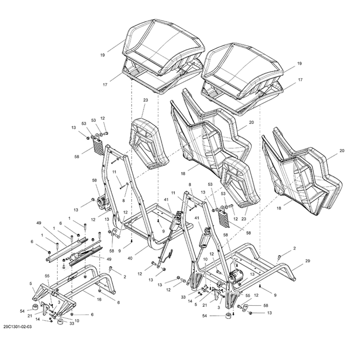 Backrest Cover X Model by Can-Am