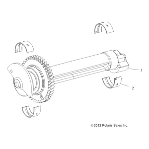 Balance Shaft Assembly by Polaris 1204600 OEM Hardware P1204600 Off Road Express