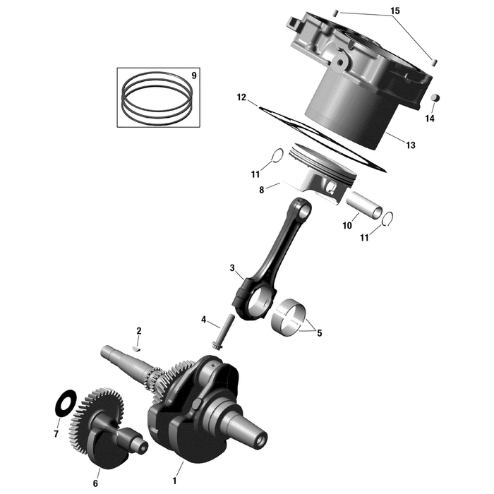 Balance Shaft Assy by Can-Am