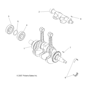 Balance Shaft by Polaris 5132396 OEM Hardware P5132396 Off Road Express