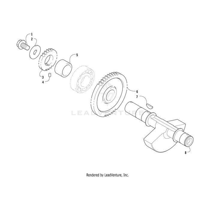 Balancer,Crank Maching-K By Arctic Cat