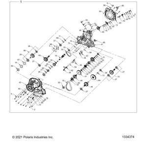 Ball Bearing by Polaris 3233265 OEM Hardware P3233265 Off Road Express