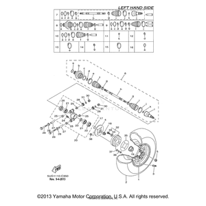 Ball Joint Set by Yamaha 5UG-F530T-01-00 OEM Hardware 5UG-F530T-01-00 Off Road Express