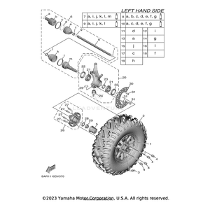 Ball Joint Set by Yamaha BG4-2510F-00-00 OEM Hardware BG4-2510F-00-00 Off Road Express