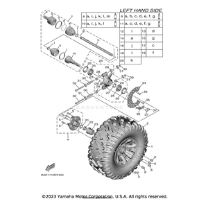 Ball Joint Set by Yamaha BG4-2530T-01-00 OEM Hardware BG4-2530T-01-00 Off Road Express