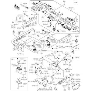 Band,92X2.4 by Kawasaki 92072-0791 OEM Hardware 92072-0791 Off Road Express Peach St