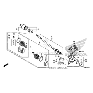 Band A, Inboard by Honda 42233-HL4-A01 OEM Hardware 42233-HL4-A01 Off Road Express Peach St