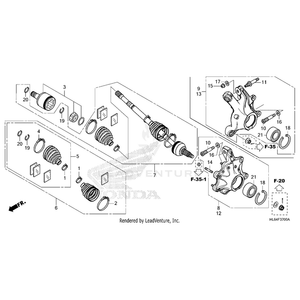 Band B, Inboard by Honda 42226-HL6-A02 OEM Hardware 42226-HL6-A02 Off Road Express Peach St