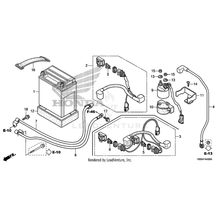 Band B2, Battery (120Mm) by Honda