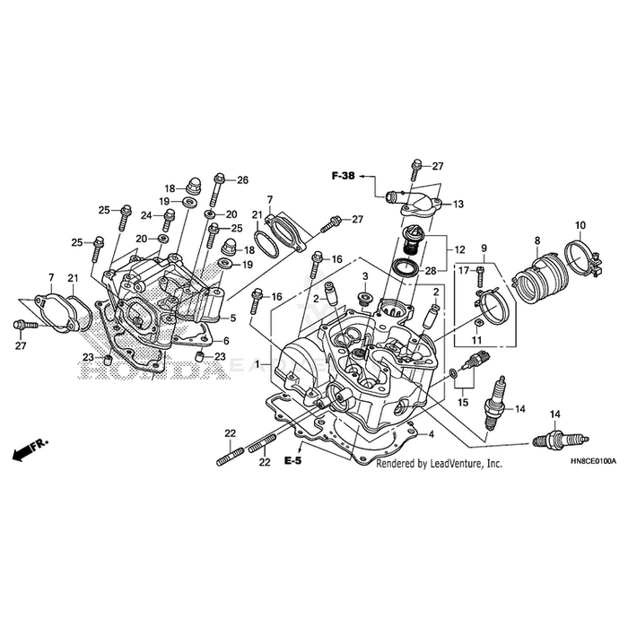 Band, Carburetor Insulator by Honda