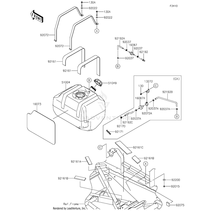 Band,Fuel Tank by Kawasaki