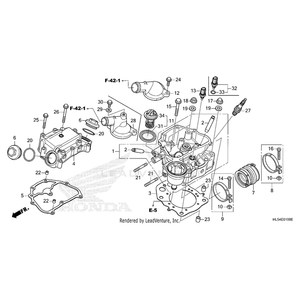 Band, Insulator by Honda 16217-MBW-J20 OEM Hardware 16217-MBW-J20 Off Road Express Peach St