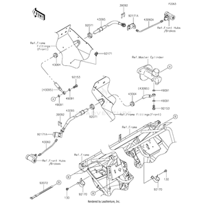 Band,L=186 by Kawasaki 92072-056 OEM Hardware 92072-056 Off Road Express Peach St