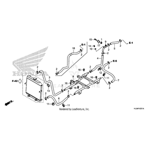 Band, Water Hose (27Mm) by Honda 19503-HN2-A60 OEM Hardware 19503-HN2-A60 Off Road Express Peach St