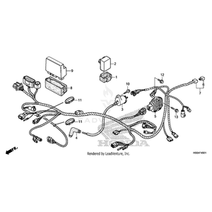 Band, Wire (Black) by Honda 90652-KT1-771 OEM Hardware 90652-KT1-771 Off Road Express Peach St