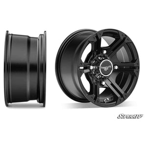 Bandit Wheels H-Series Black by SuperATV Non Beadlock Wheel SuperATV