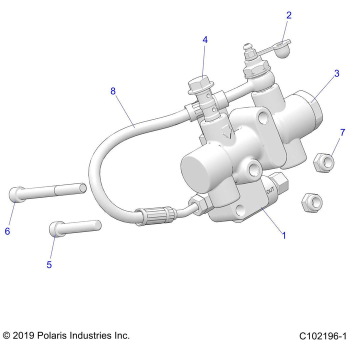 Banjo Double Bolt, 10 Mm X 1.25 by Polaris