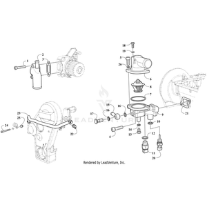 Banjo, Union By Arctic Cat 3206-534 OEM Hardware 3206-534 Off Road Express