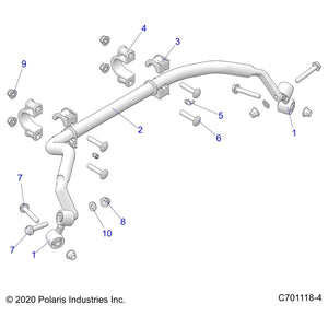 Bar Bushing, Rear, 27 Mm by Polaris 5451568 OEM Hardware P5451568 Off Road Express