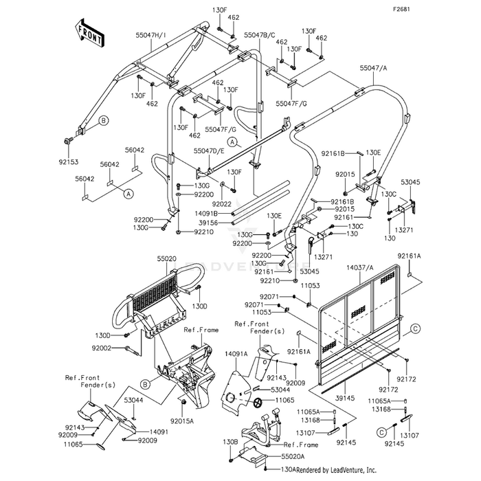 Bar-Comp,Cnt,T.Black by Kawasaki