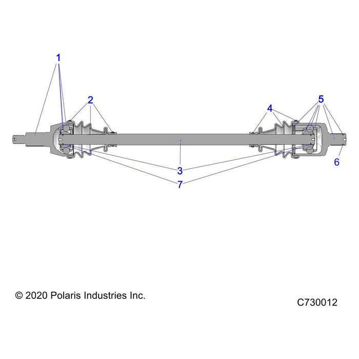 Bar,Halfshaft by Polaris