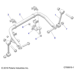 Bar-Stabilizer by Polaris 5341260 OEM Hardware P5341260 Off Road Express