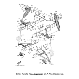 Bar, Stabilizer Front by Yamaha BG4-F386E-00-00 OEM Hardware BG4-F386E-00-00 Off Road Express