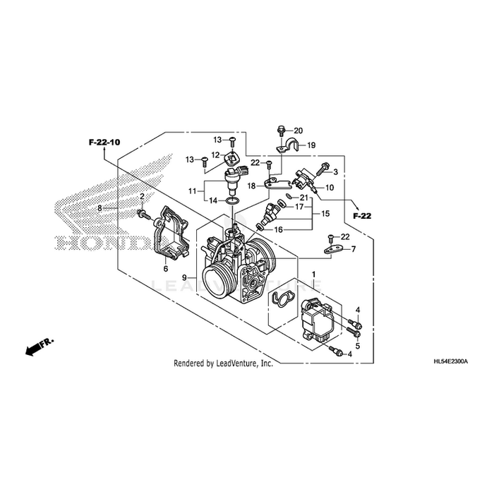 Base, Clamp by Honda