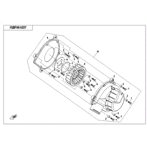 Base Plate by CF Moto 0800-180100-2000 OEM Hardware 0800-180100-2000 Northstar Polaris