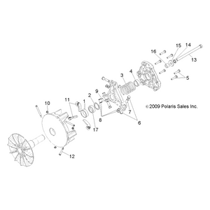 Basic Drive Clutch Assembly by Polaris 1322890 OEM Hardware P1322890 Off Road Express Drop Ship