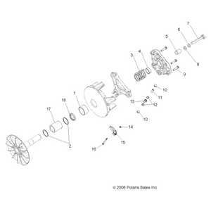 Basic Ebs Drive Ctch by Polaris 1322899 OEM Hardware P1322899 Off Road Express Drop Ship