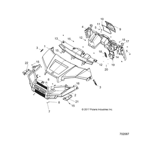 Basic Hood, Painted, Black Pear by Polaris 5451347-666 OEM Hardware P5451347-666 Off Road Express Drop Ship