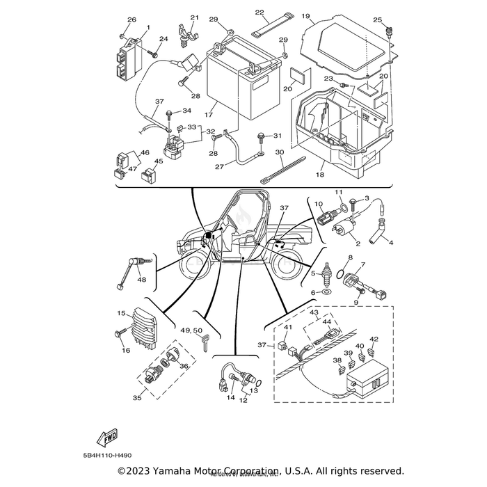 Battery Assembly (Gs U1l-11) by Yamaha