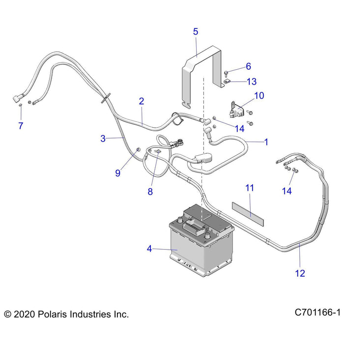 Battery, Flooded 530 Cca, Europ by Polaris