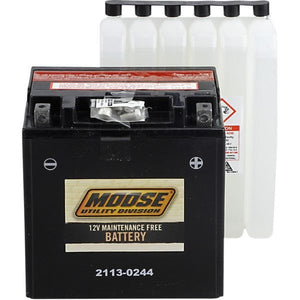 Battery Yix30L-Bs by Moose Utility MTX30L-BS Conventional Acid Battery 21130244 Parts Unlimited Drop Ship