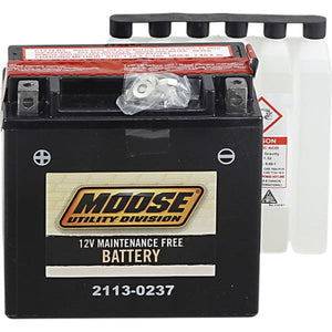 Battery Ytx14-Bs by Moose Utility MTX14-BS Conventional Acid Battery 21130237 Parts Unlimited Drop Ship