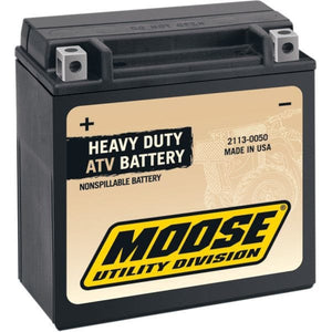 Battery Ytx14 by Moose Utility MOOM7RH4S Battery 21130050 Parts Unlimited Drop Ship