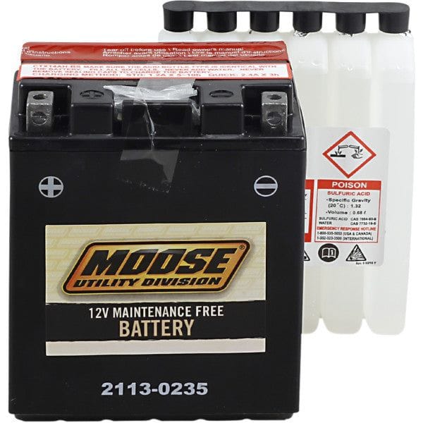 Battery Ytx14Ah-Bs by Moose Utility