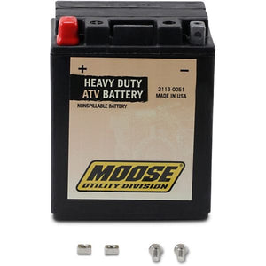 Battery Ytx14Ah by Moose Utility MOOM72H4A Battery 21130051 Parts Unlimited Drop Ship