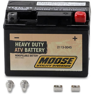 Battery Ytx4L by Moose Utility MOOM72X4B Battery 21130045 Parts Unlimited Drop Ship