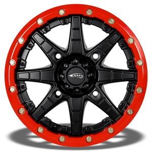 Beadlock Ring 14" - Red AMS Universal Wheel  by AMS 0223-0175 Beadlock Ring 0223-0175 Parts Unlimited