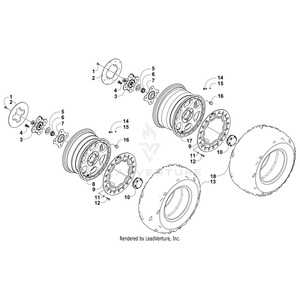 Beadlock Ring-Ptd Red (Wnkl) By Arctic Cat 0503-933 OEM Hardware 0503-933 Off Road Express