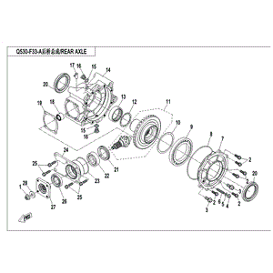 Bearing 16017 by CF Moto 30499-08500 OEM Hardware 30499-08500 Northstar Polaris