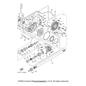 Bearing 2 by Yamaha 2HC-E1429-00-00 OEM Hardware 2HC-E1429-00-00 Off Road Express