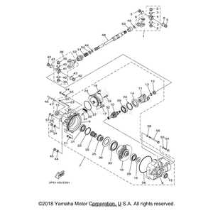 Bearing 4 by Yamaha 4WV-46167-00-00 OEM Hardware 4WV-46167-00-00 Off Road Express