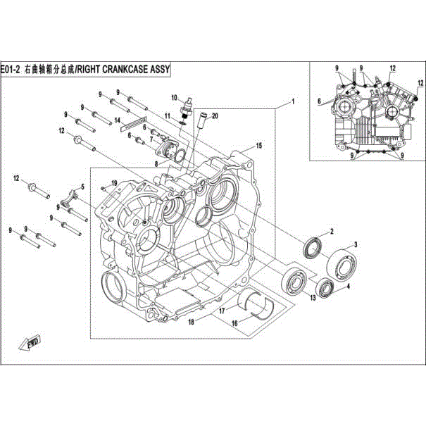 Bearing 63/22 by CF Moto