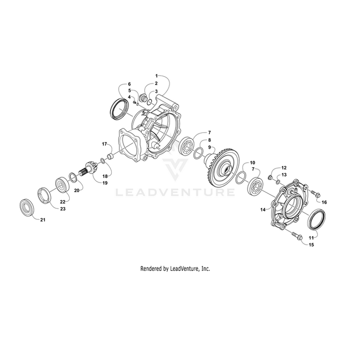 Bearing Ball Radial 6210 By Arctic Cat