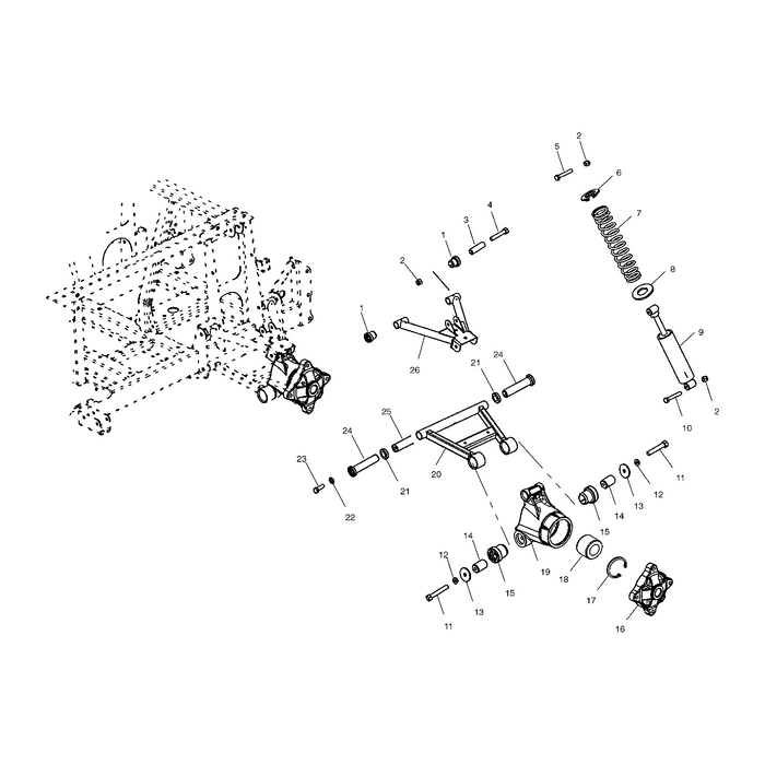 Bearing Bushing Carrier, 7/16 by Polaris